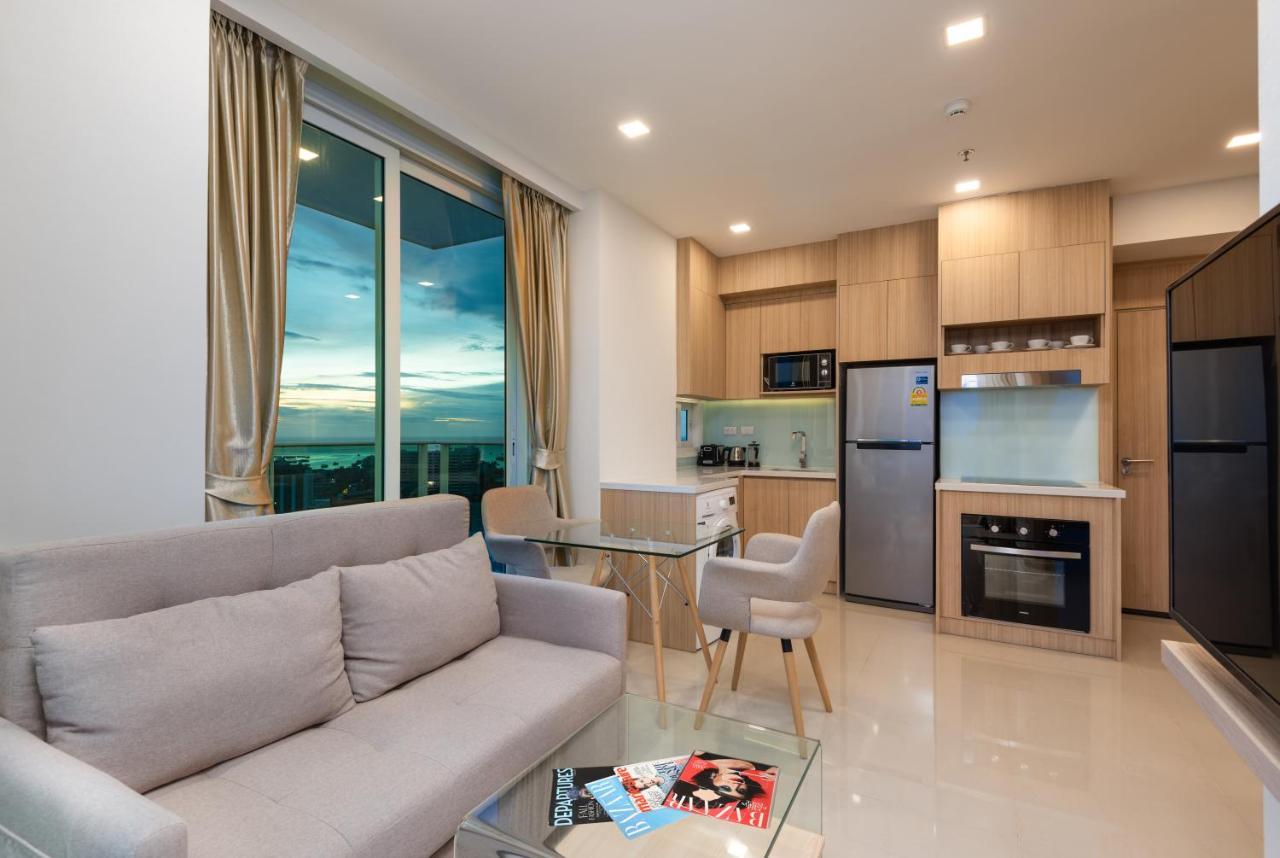 Rare Panoramic Sea, City & Mountain Views - Xxl Balcony - Free Fast Wifi - Pool - City Garden Tower 2317 Lägenhet Pattaya Exteriör bild